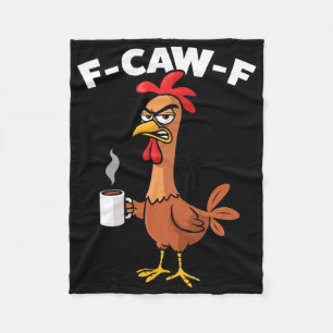 F-caw-f Ochtendkoffie Fleece Deken