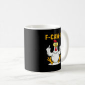 F-Caw-F Quote Rooster Meme Koffiemok (Voorkant rechts)