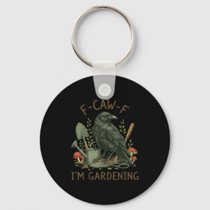 F-caw-f Raaf Kraai Grappige Vogel Humor Ik Ben Tui Sleutelhanger