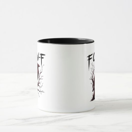 F-Caw-F Raven Classic Mok (Midden)