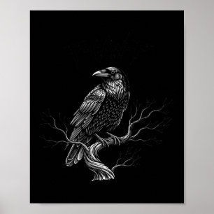 F-caw-f - Raven - Crow - Halloween Kostuum Premium Poster