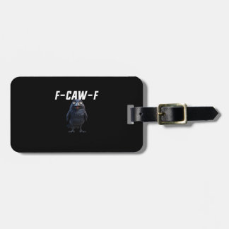 F Caw F Raven Funny Gear Creative Style Bagagelabel