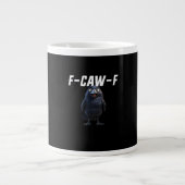 F Caw F Raven Funny Gear Creative Style Grote Koffiekop (Voorkant)