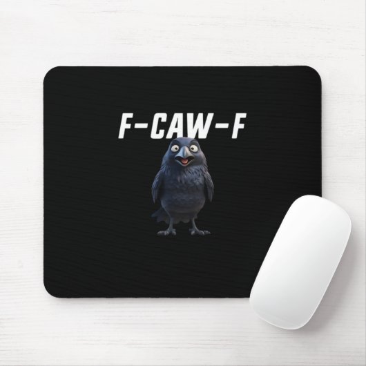F Caw F Raven Funny Gear Creative Style Muismat (Met muis)