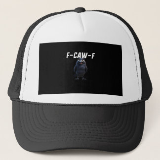 F Caw F Raven Funny Gear Creative Style Trucker Pet