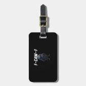 F Caw F Raven Grappige Uitrusting Creative Stijl Bagagelabel (Voorkant verticaal)