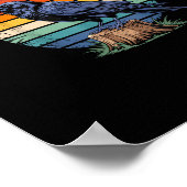 F-Caw-F Raven Moon Gothic Halloween Crow Bird Love Poster (Hoek)