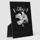 F-Caw-F Raven Retro Classic Fotoplaat (Zijkant)