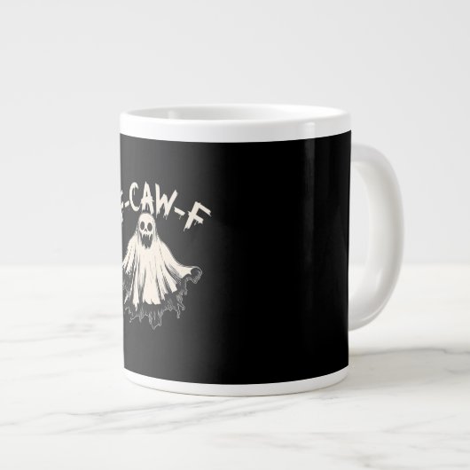 F Caw F Raven Retro Classic Style Grote Koffiekop (Voorkant rechts)