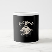 F Caw F Raven Retro Classic Style Grote Koffiekop (Voorkant)