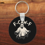 F Caw F Raven Retro Classic Style Sleutelhanger (Voorkant)