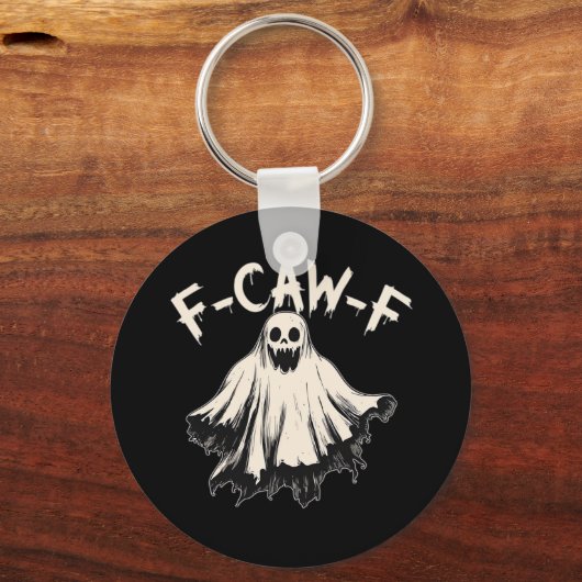 F Caw F Raven Retro Classic Style Sleutelhanger (Voorkant)