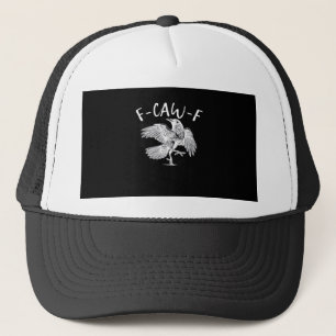 F-Caw-F Raven Retro Classic Trucker Pet