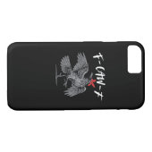 F-Caw-F Retro Classic Case-Mate iPhone Case (Achterkant (Horizontaal))