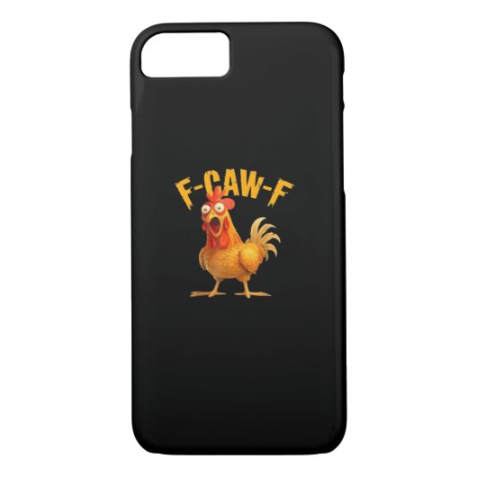 F-Caw-F Retro Classic Case-Mate iPhone Case (Achterkant)