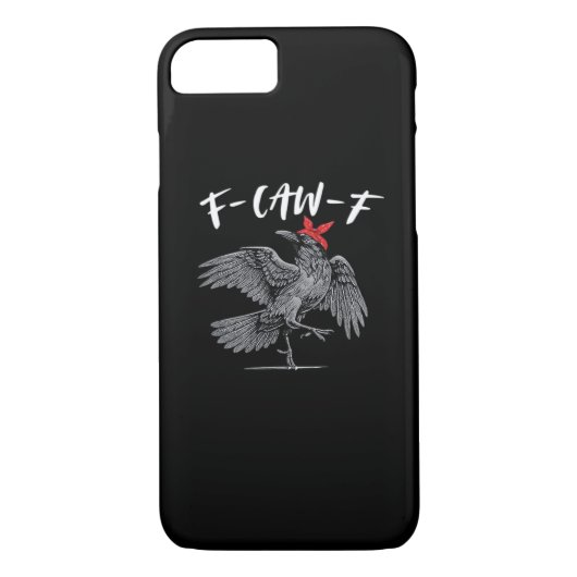 F-Caw-F Retro Classic Case-Mate iPhone Case (Achterkant)
