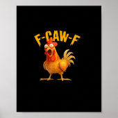 F-Caw-F Retro Classic Poster (Voorkant)