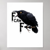 F Caw F Retro Classic Poster (Voorkant)