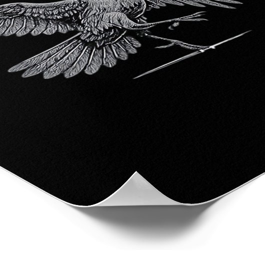 F-Caw-F Retro Classic Poster (Hoek)