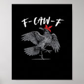 F-Caw-F Retro Classic Poster (Voorkant)