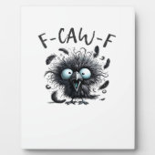 F Caw F Retro Classic Style Fotoplaat (Voorkant)