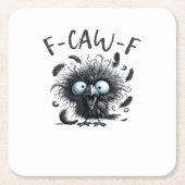 F Caw F Retro Classic Style Kartonnen Onderzetters (Voorkant)