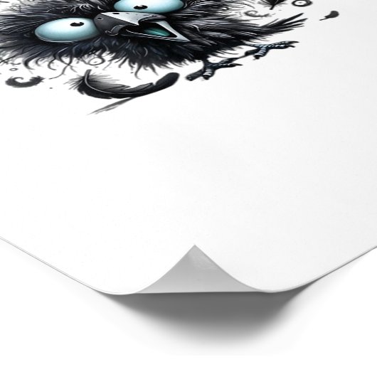 F Caw F Retro Classic Style Poster (Hoek)