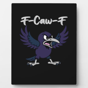 F-Caw-F Retro Grafisch Fotoplaat
