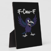 F-Caw-F Retro Grafisch Fotoplaat (Zijkant)