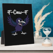 F-Caw-F Retro Grafisch Fotoplaat (Zijkant)