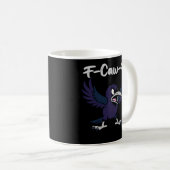 F-Caw-F Retro Grafisch Koffiemok (Voorkant rechts)