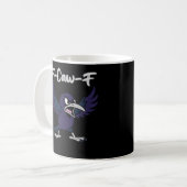 F-Caw-F Retro Grafisch Koffiemok (Voorkant links)