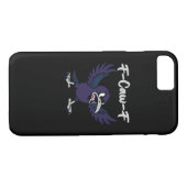 F-Caw-F Retro Graphic Case-Mate iPhone Case (Achterkant (Horizontaal))