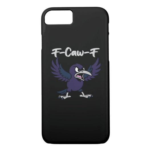 F-Caw-F Retro Graphic Case-Mate iPhone Case (Achterkant)