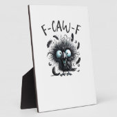 F Caw F Retro Klassieke Stijl Fotoplaat (Zijkant)