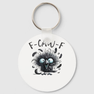 F Caw F Retro Klassieke Stijl Sleutelhanger