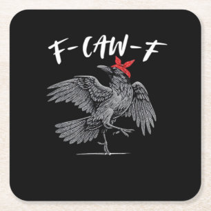 F-Caw-F Retro Klassieker Kartonnen Onderzetters
