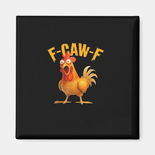 F-Caw-F Retro Klassieker Magneet (Voorkant)