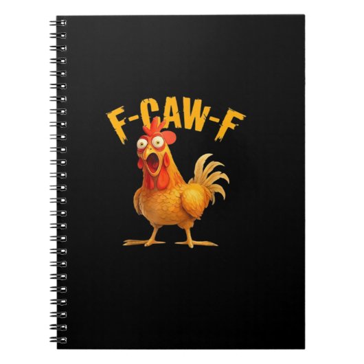 F-Caw-F Retro Klassieker Notitieboek (Voorkant)