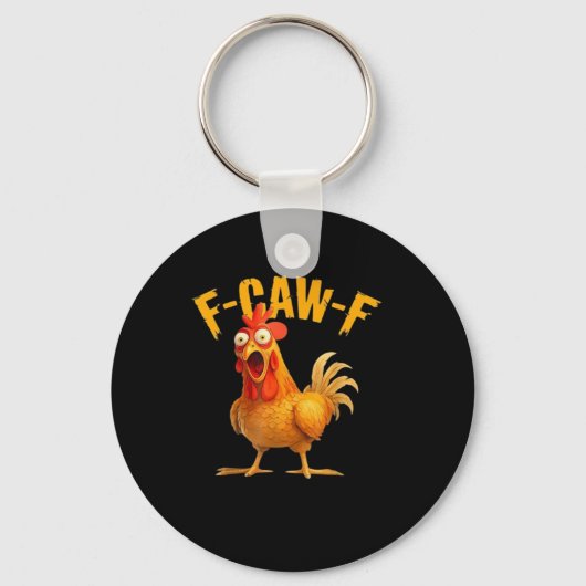F-Caw-F Retro Klassieker Sleutelhanger (Voorkant)