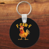 F-Caw-F Retro Klassieker Sleutelhanger (Voorkant)