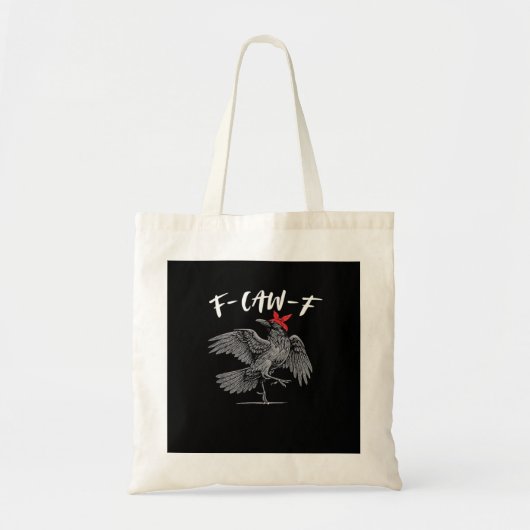 F-Caw-F Retro Klassieker Tote Bag (Voorkant)