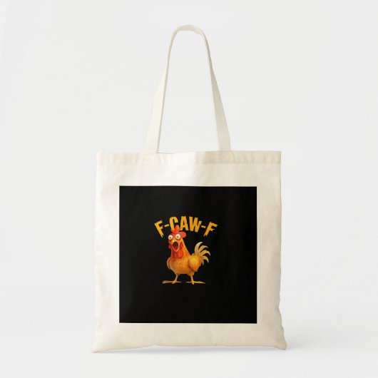 F-Caw-F Retro Klassieker Tote Bag (Voorkant)