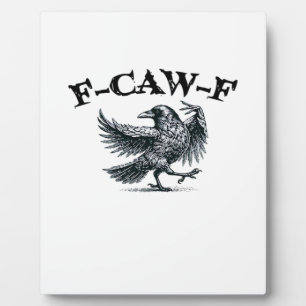 F-Caw-F Retro Stijl Fotoplaat