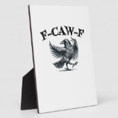 F-Caw-F Retro Stijl Fotoplaat (Zijkant)