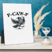 F-Caw-F Retro Stijl Fotoplaat (Zijkant)