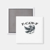 F-Caw-F Retro Stijl Magneet (Voorkant / Achterkant)