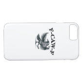 F-Caw-F Retro Style Case-Mate iPhone Case (Achterkant (Horizontaal))