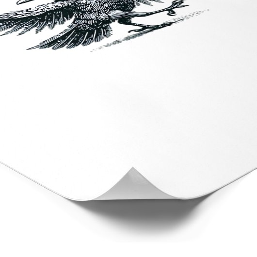 F-Caw-F Retro Style Poster (Hoek)