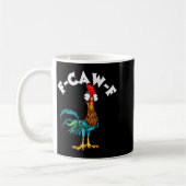 F Caw F Rooster Funny Bird Fcawf Chicken Whisperer Koffiemok (Links)